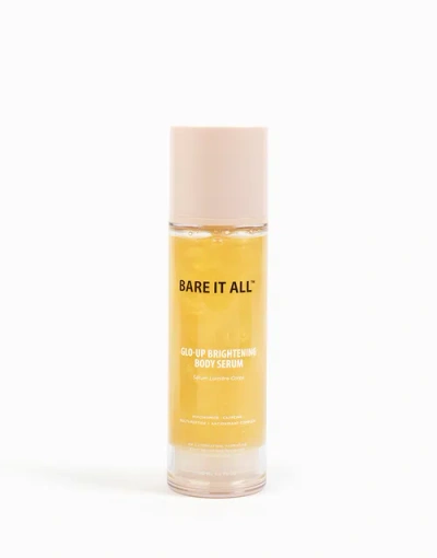 Bare It All Glo-up Brightening Firming Body Serum In Transparent