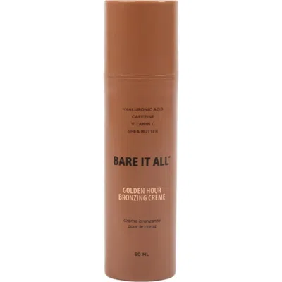 Bare It All Golden Hour Bronzing Creme Travel Size In Transparent