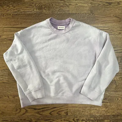 Pre-owned Bare Knuckles Oversized Crewneck In Lavender In Lilac