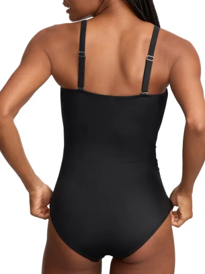 Bare Strapless One-piece In Black