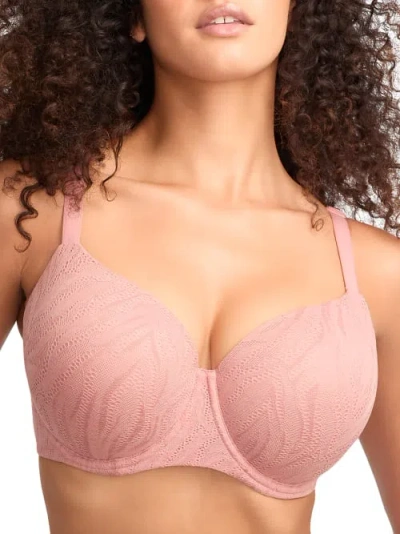 Bare The Favorite T-shirt Bra In Ash Rose Textured