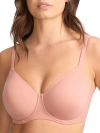 Bare The Push-up Without Padding Smooth Bra In Ash Rose