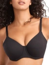 Bare The Push-up Without Padding Smooth Bra In Black
