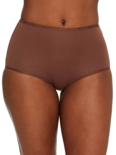 Bare Women's The Easy Everyday Cotton Brief In Brown