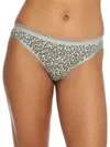 Bare The Easy Everyday Cotton Thong In Beige