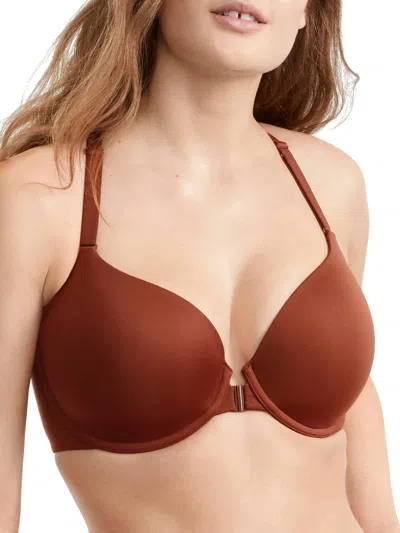 Bare Women's The Effortless Front-close Bra In Brown