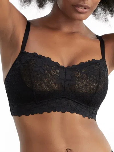 Bare Women's The Essential Lace Curvy Bralette In Black