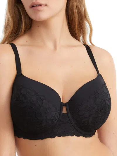 Bare Women's The Essential Lace Perfect Coverage Bra In Black