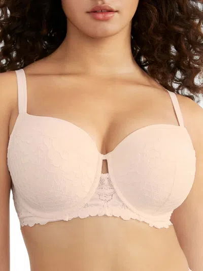 Bare Women's The Essential Lace Perfect Coverage Bra In Gray