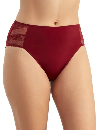 Bare Women's The Everyday Lace Hi-cut Brief In Red