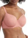 Bare The Push-up Without Padding Smooth Bra In Pink