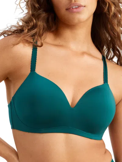 Bare The Wire-free Smoothing T-shirt Bra In Botanical Garden