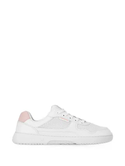 Barebarics Mesh-panelled Lace-up Sneakers In White