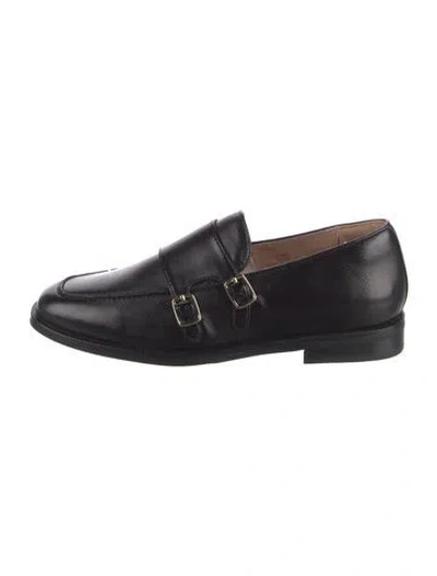 Pre-owned Bared Footwear Leather Loafers In Black