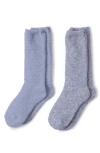 Barefoot Dreams 2-pack Cozychic™ Socks In Blue