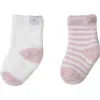 Barefoot Dreams Babies'  2-pack Socks In Pink