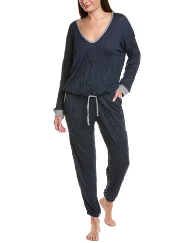 Barefoot Dreams 2pc Malibu Collection Crinkle Jersey Lounge Set In Multi