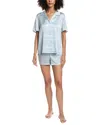 Barefoot Dreams 2pc Satin Sleep Set In Blue