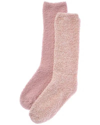Barefoot Dreams 2pk Cozychic Socks In Multi