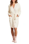 Barefoot Dreams Amoré Tipped Cozychic™ Robe In Pink