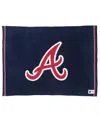 Barefoot Dreams Cozychic Atlanta Braves Throw Blanket In Navy