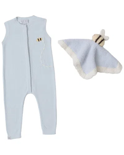 Barefoot Dreams Baby Bee Onesie Set In Black