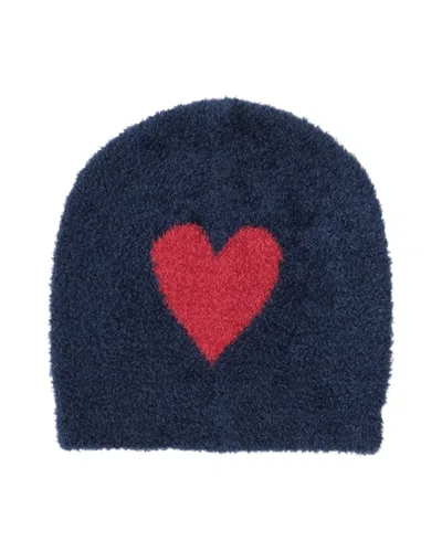 Barefoot Dreams Baby Heart Beanie In Blue