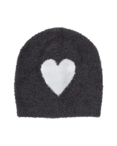 Barefoot Dreams Baby Heart Beanie In Gray