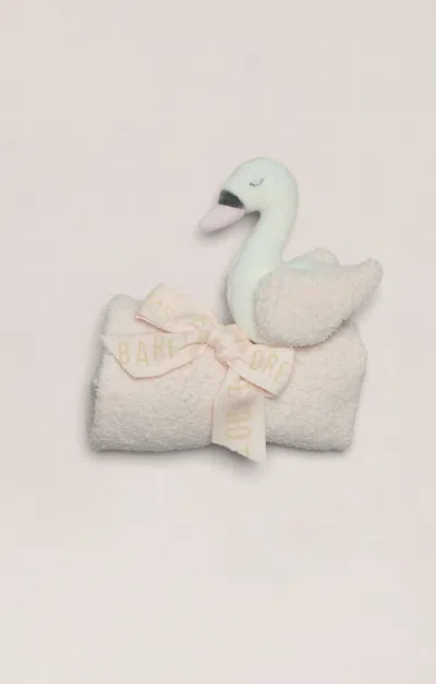 Barefoot Dreams Baby Swan Lovey In Brown