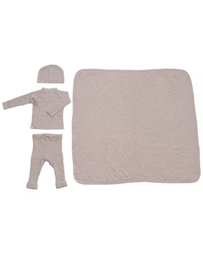 Barefoot Dreams Babies'  Barefoot Bundle Infant 4pc Set In Gray