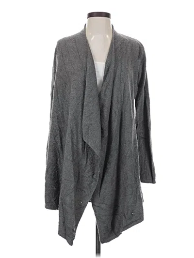 Pre-owned Barefoot Dreams Blazer Jacket In Gray