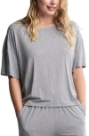Barefoot Dreams Boxy Jersey T-shirt In Gray