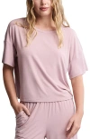 Barefoot Dreams Boxy Jersey T-shirt In Pink