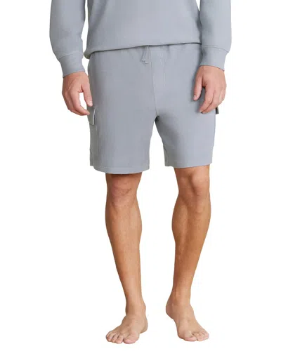 Barefoot Dreams Brushed Fleece Cargo Short In White