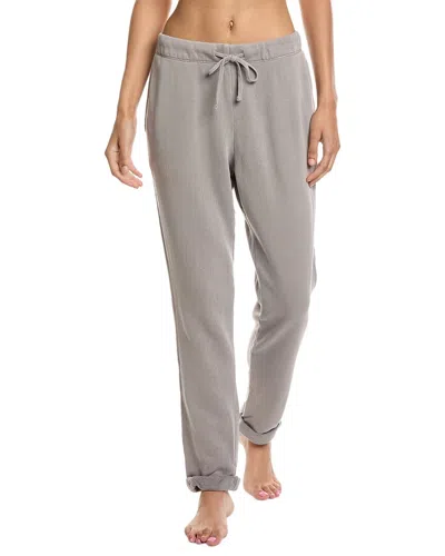 Barefoot Dreams Brushed Rolled Hem Pant In Gray