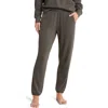 Barefoot Dreams Cropped Butter Fleece Joggers In Carbon