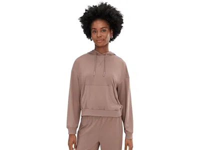 Barefoot Dreams Butterchic Hoodie In Brown