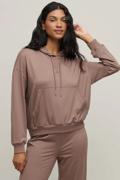 Barefoot Dreams Butterchic Hoodie In Sable