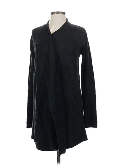 Pre-owned Barefoot Dreams Cardigan Sweater In Black