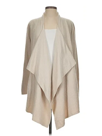 Pre-owned Barefoot Dreams Cardigan Sweater In Brown