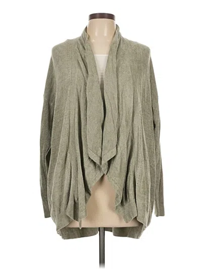 Pre-owned Barefoot Dreams Cardigan Sweater In Gray