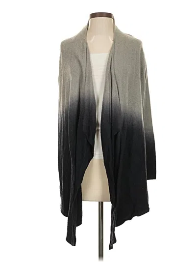 Pre-owned Barefoot Dreams Cardigan Sweater In Gray
