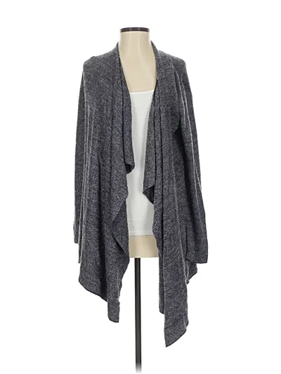 Pre-owned Barefoot Dreams Cardigan Sweater In Gray