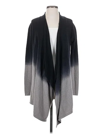 Pre-owned Barefoot Dreams Cardigan Sweater In Gray