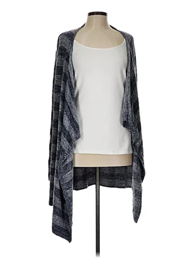 Pre-owned Barefoot Dreams Cardigan Sweater In Gray