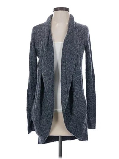 Pre-owned Barefoot Dreams Cardigan Sweater In Gray