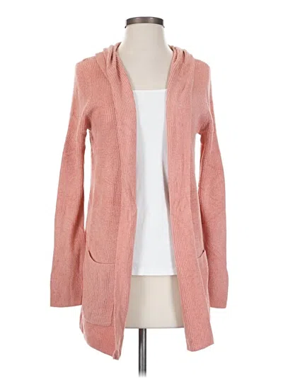 Pre-owned Barefoot Dreams Cardigan Sweater In Pink