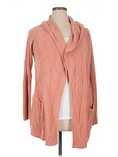 Pre-owned Barefoot Dreams Cardigan Sweater In Pink