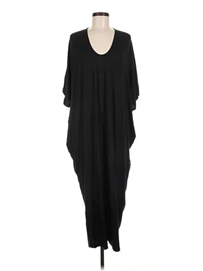Pre-owned Barefoot Dreams Casual Dress In Black