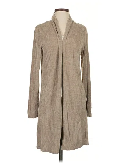 Pre-owned Barefoot Dreams Casual Dress In Tan